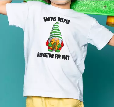 Julemandshjælper, der melder sig til jule-t-shirts - TenStickers