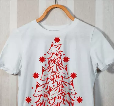Juletræ ulve tee shirts - TenStickers