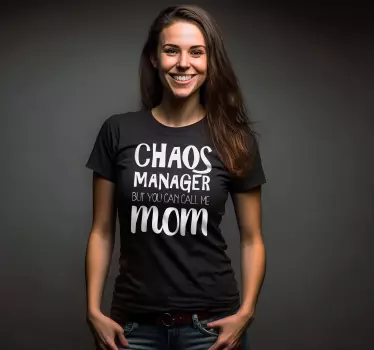 Kaos manager mor mors dag t-shirt - TenStickers