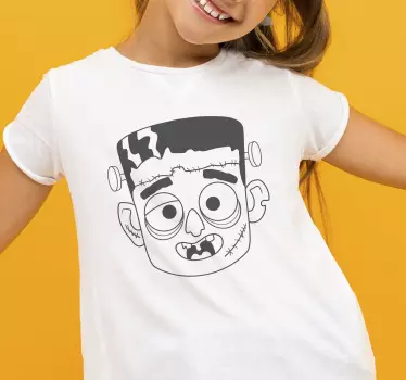 Kid frankestein halloween t-shirt - TenStickers
