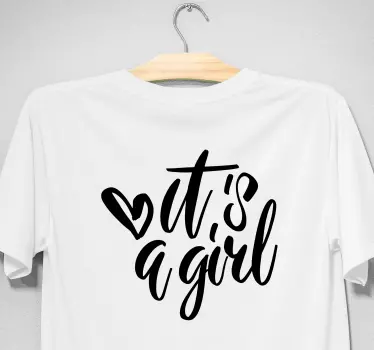 Køn afslører, at det er en baby-t-shirt - TenStickers