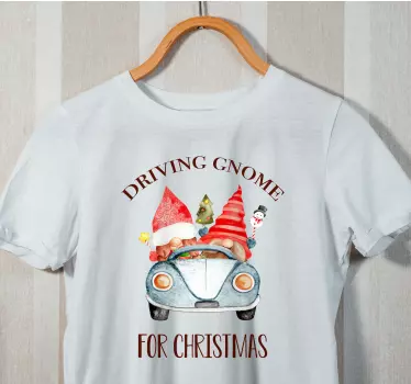 Kørenisse til jul jule-t-shirts - TenStickers