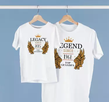 Legende og arv personlig t shirt - TenStickers