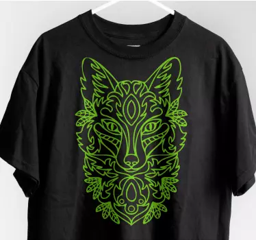 Livlig rævegrafik original t-shirt - TenStickers