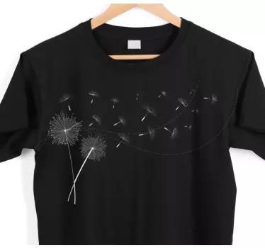 Mælkebøtte blomst t-shirt - TenStickers