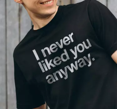 Modig budskab original t-shirt - TenStickers