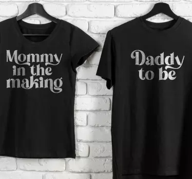 Mor og datter t-shirt baby nyhed - TenStickers