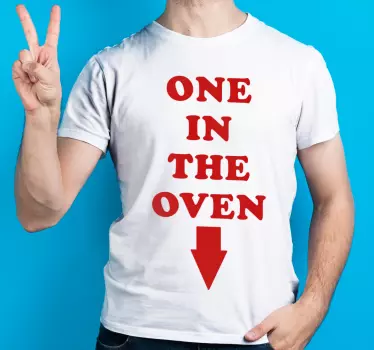 Mor og datter t-shirt en i ovnen - TenStickers