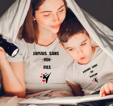 Mor og datter t-shirt sjove familietøj - TenStickers