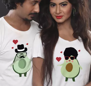 Mor og datter t-shirt søde avocado par - TenStickers