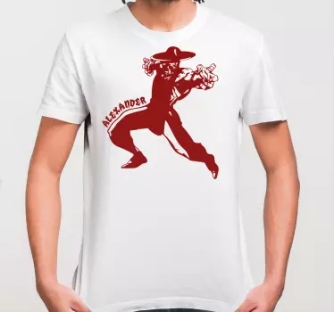 Mor og datter t-shirt stærk cowboyfigur - TenStickers