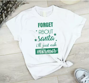 Mormor er bedre end julemandens t-shirts - TenStickers