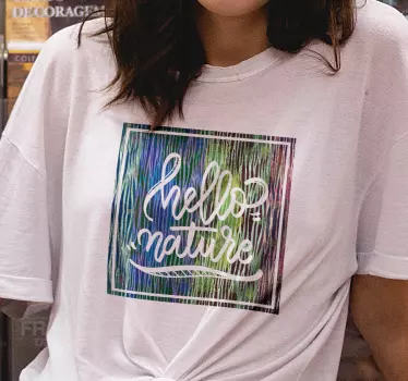 Hej natur original t-shirt - TenStickers