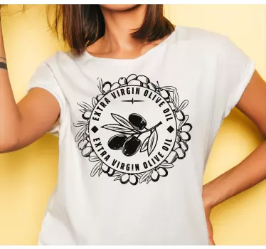 Olivenolie motiv original t-shirt - TenStickers
