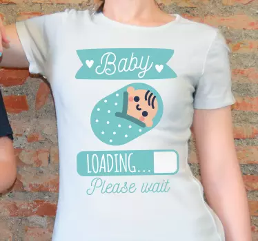Original baby loading baby t-shirt - TenStickers