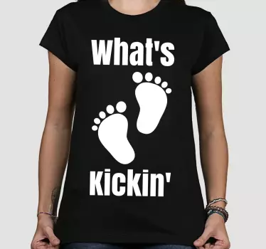 Original t-shirt babyfodtryk sjov - TenStickers