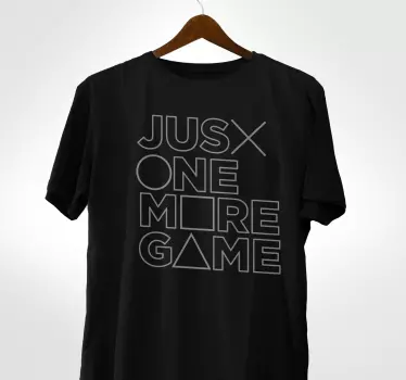 Original t-shirt bare én runde mere - TenStickers