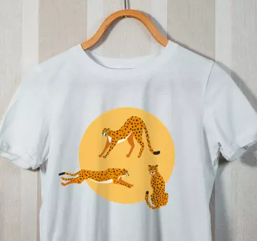 Original t-shirt cheetah legende trio - TenStickers