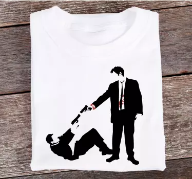 Original t-shirt dramatisk møde scene - TenStickers