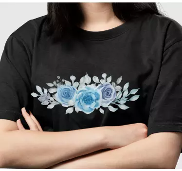 Original t-shirt floral elegance arrangement - TenStickers
