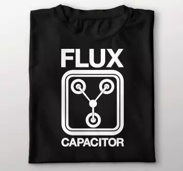 Original t-shirt flux kapacitor koncept - TenStickers