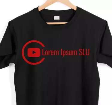 Original t-shirt i markant sort statement design - TenStickers