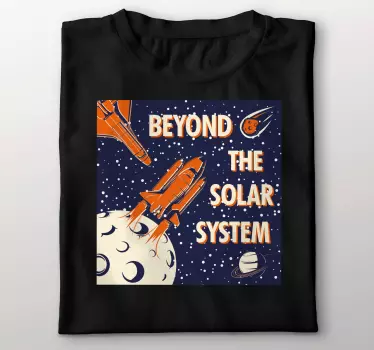 Original t-shirt kosmisk eventyr udforskning - TenStickers