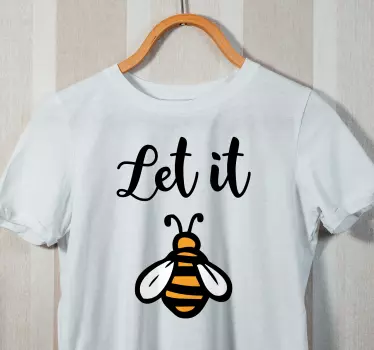 Original t-shirt lad det være - TenStickers