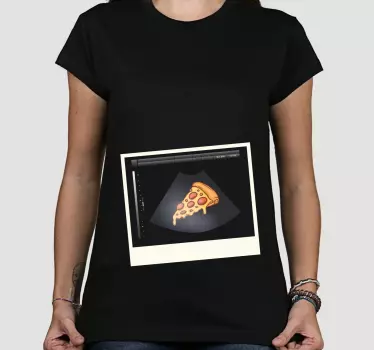 Original t-shirt lækker pizzaslice - TenStickers