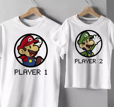Original t-shirt legende mario-brødre sæt - TenStickers