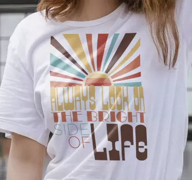 Original t-shirt lys side inspiration - TenStickers