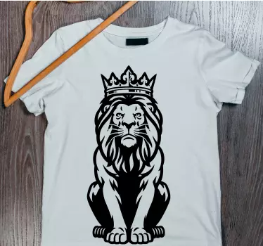 Original t-shirt majestætisk løve konge - TenStickers
