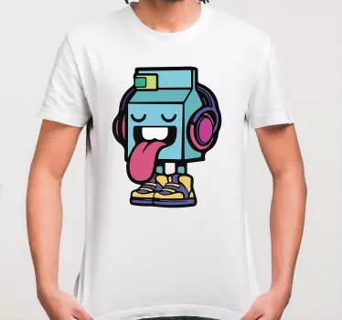 Original t-shirt med cool tegneseriefigur - TenStickers