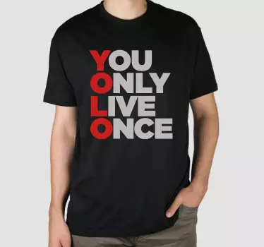 Original t-shirt med dristig udtalelse tøj - TenStickers