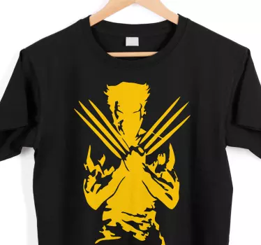 Original t-shirt med fierce claws power - TenStickers