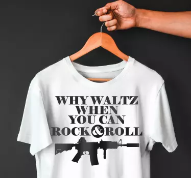 Original t-shirt med iøjnefaldende budskab - TenStickers