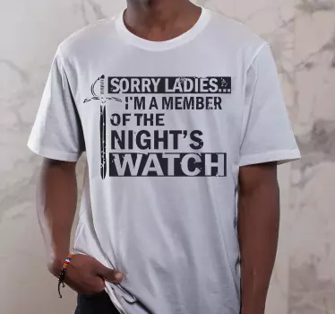 Original t-shirt med modig udsagn - TenStickers