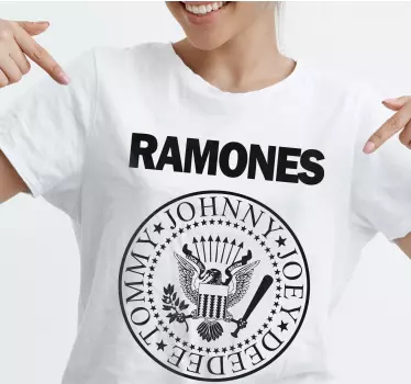 Original t-shirt ramones hyldest - TenStickers