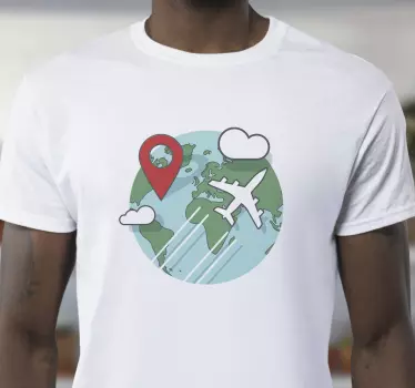 Original t-shirt rejseeventyr tema - TenStickers