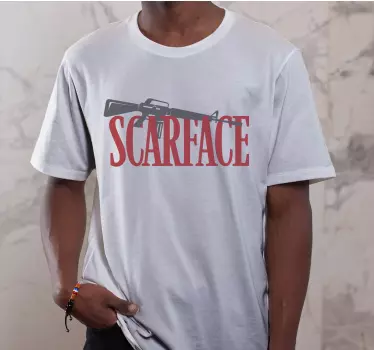 Original t-shirt scarface grafisk t-shirt - TenStickers