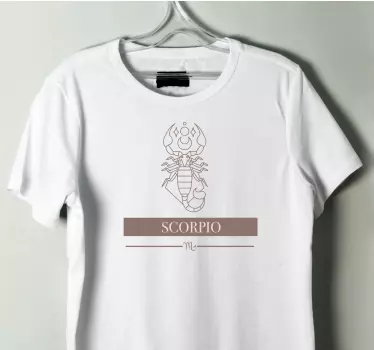 Original t-shirt skorpionens zodiac symbol - TenStickers