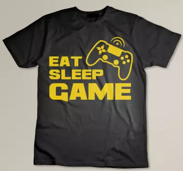 Original t-shirt spis sov spil - TenStickers