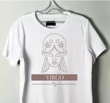 Original t-shirt stjernetegn jomfruen - TenStickers