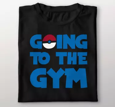 Original t-shirt til at gå i fitness - TenStickers