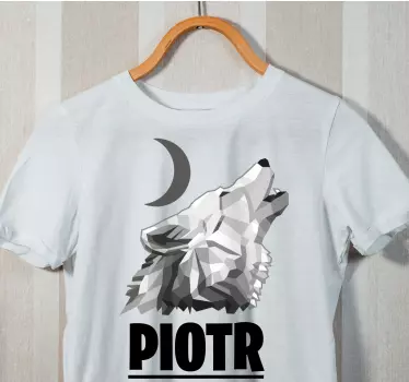 Original t-shirt ulv hylende måne - TenStickers