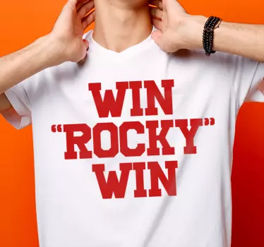 Original t-shirt vind rocky vind - TenStickers