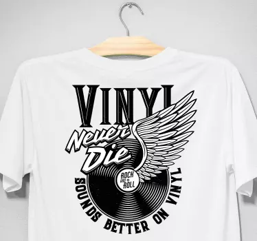 Original t-shirt vinyl lyder bedre - TenStickers