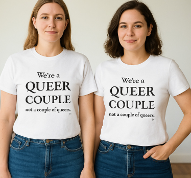 Par t-shirt lgbt queer - TenStickers