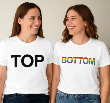 Par t-shirt lgbt top bund - TenStickers