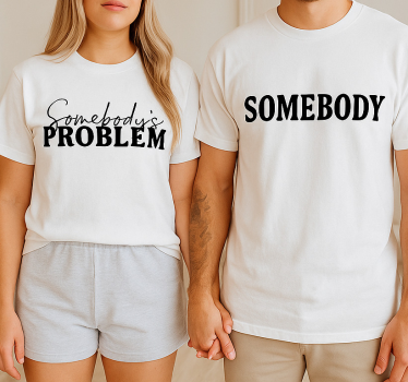 Par t-shirt nogens problem - TenStickers